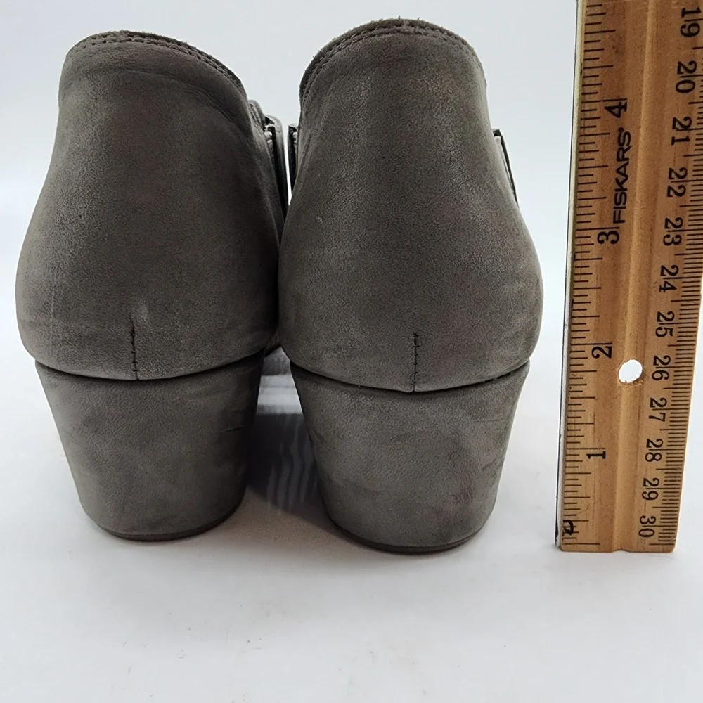 Chocolat Blu Yoko Woven Wedge Sandals Women's Size 8 Grey Leather Cork Heel
